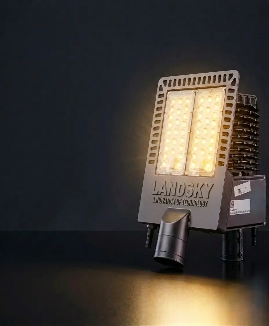 LANDSKY LED Street Light Illuminated